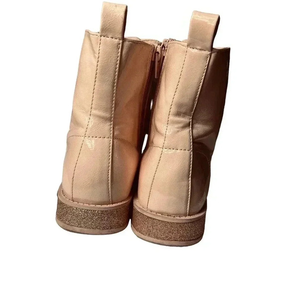 MIA Girl Glitter Sole Ankle Boot Faux Leather - Picture 6 of 10